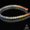 ART Jewellery-Sapphire Rainbow Tennis Bracelet 9,97 ct.-Jewellery-Art Jewellery & Watches