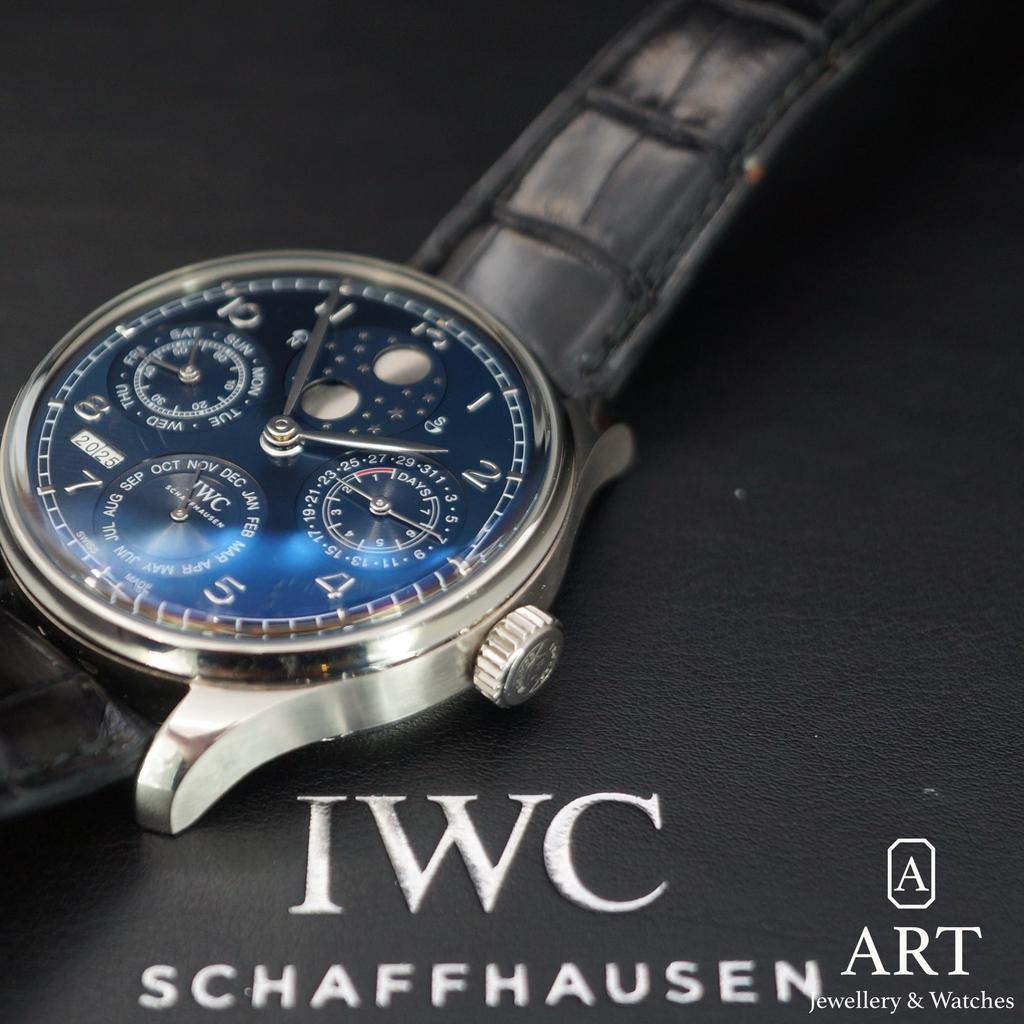 Pre-Owned IWC Portuguese Perpetual Calendar 44,2mm IW503401