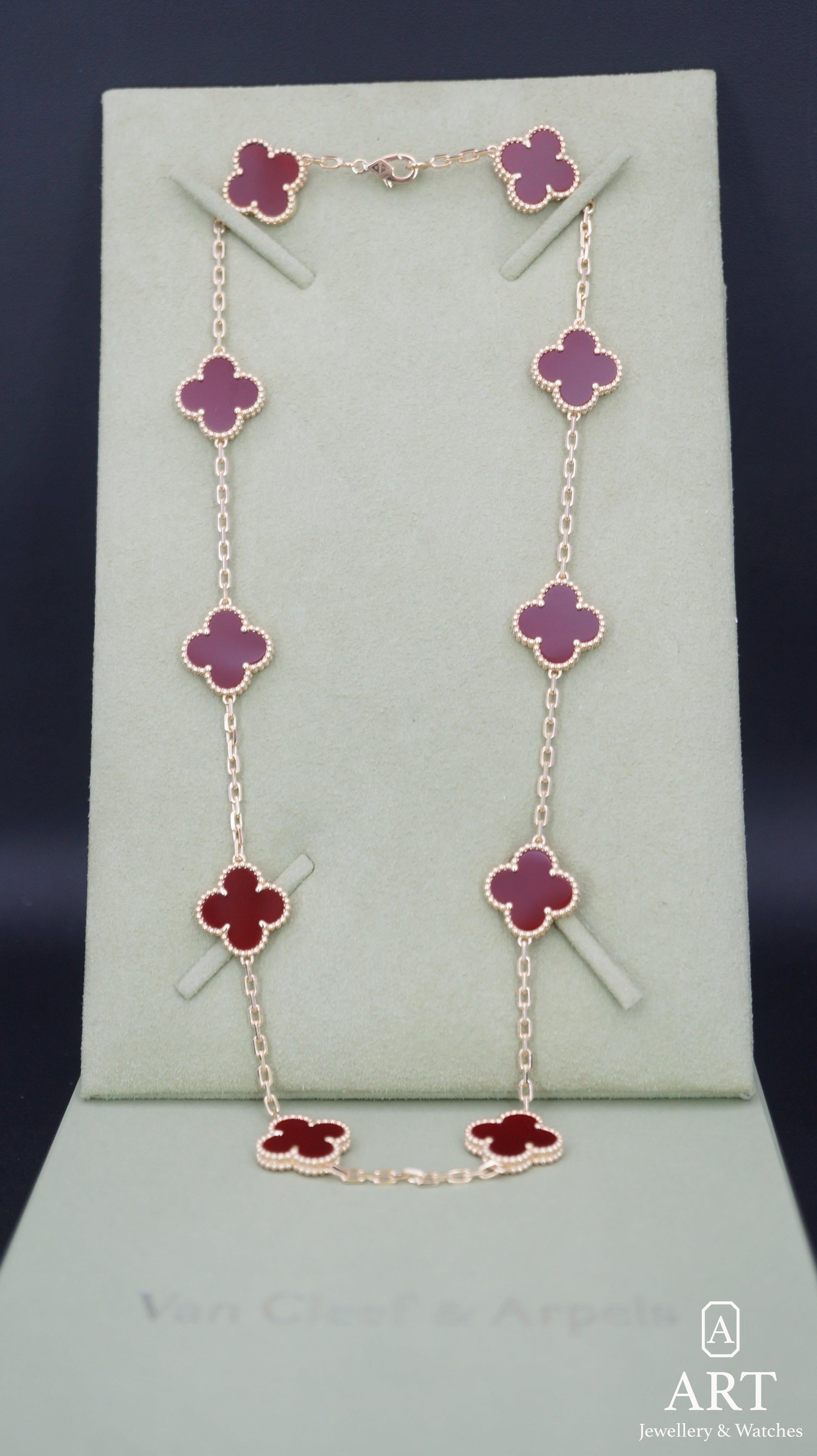 Pre-Owned Van Cleef & Arpels Vintage Alhambra Necklace VCARD40600