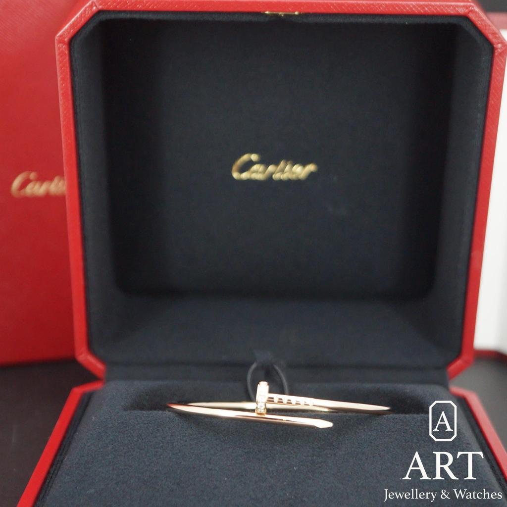 Pre-Owned Cartier Juste Un Clou Diamond Bracelet B6066117