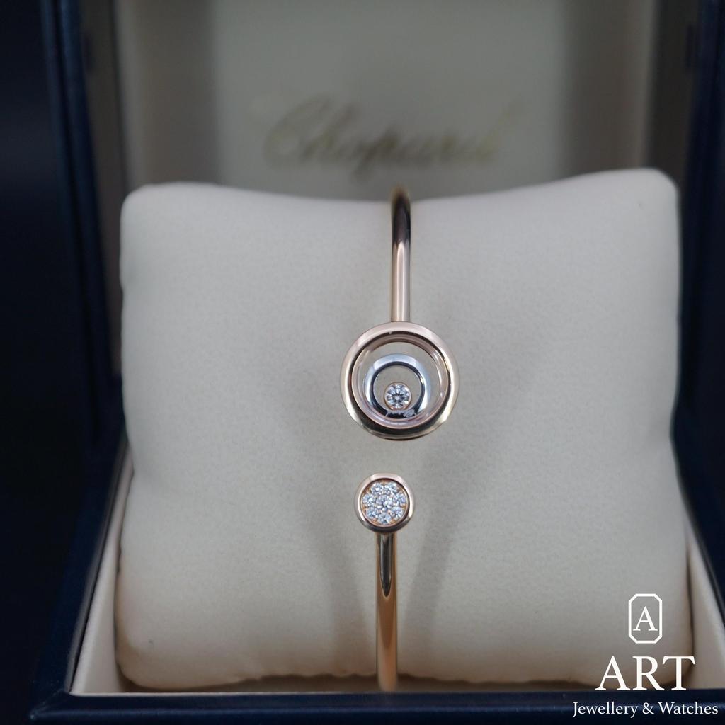 Pre-Owned Chopard Happy Spirit Bracelet M Size 858230-9002