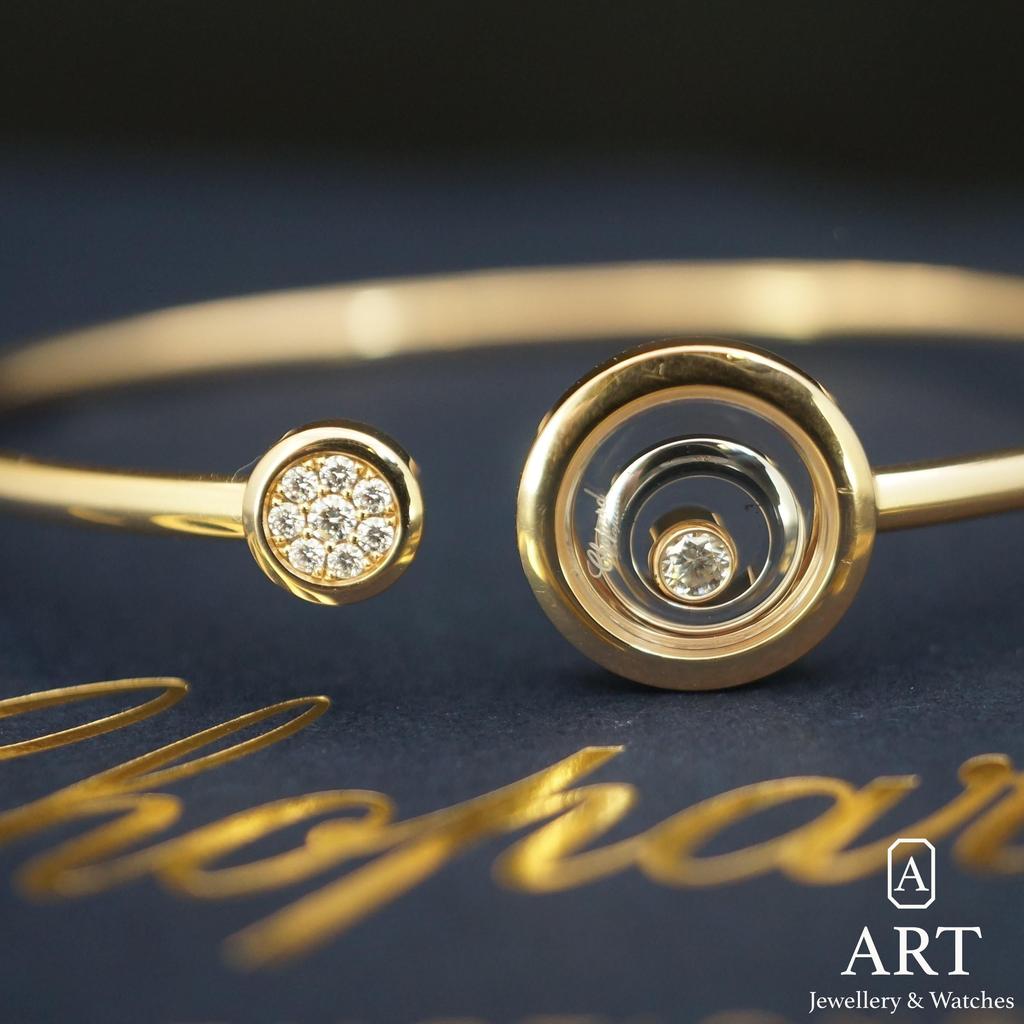 Pre-Owned Chopard Happy Spirit Bracelet M Size 858230-9002