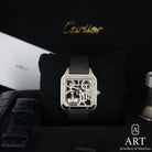 New Cartier Santos Dumont Skeleton Large WSHA0044