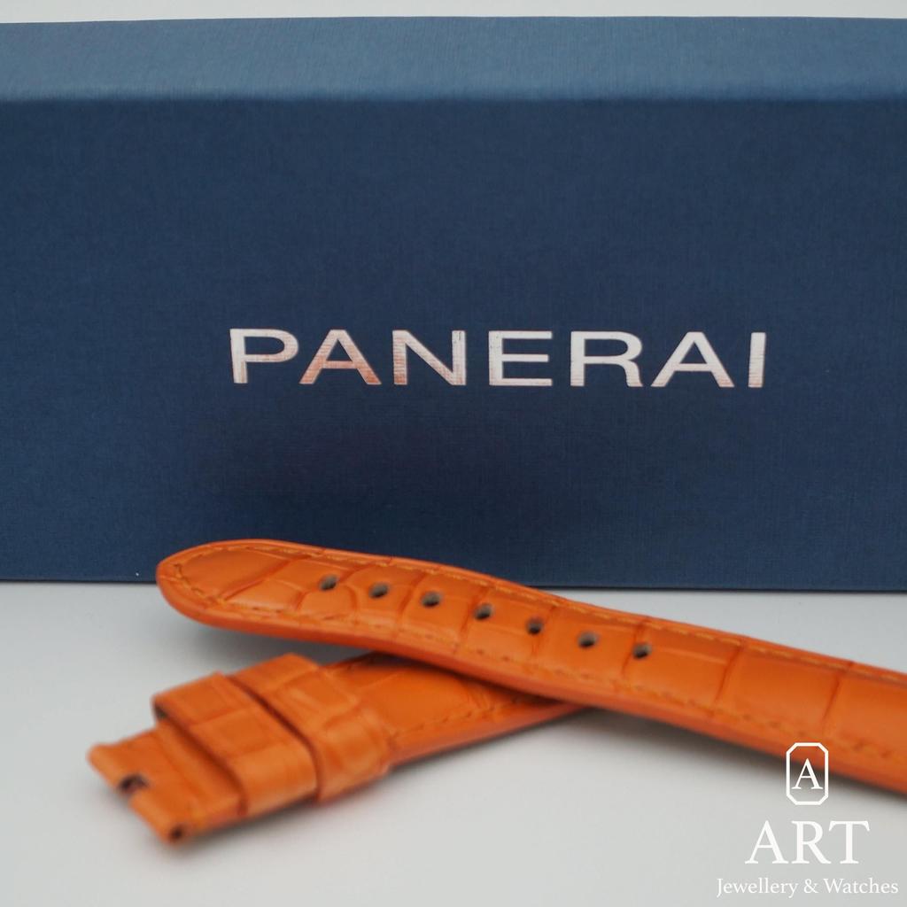 New Panerai Panarei Crocodile Skin Strap 