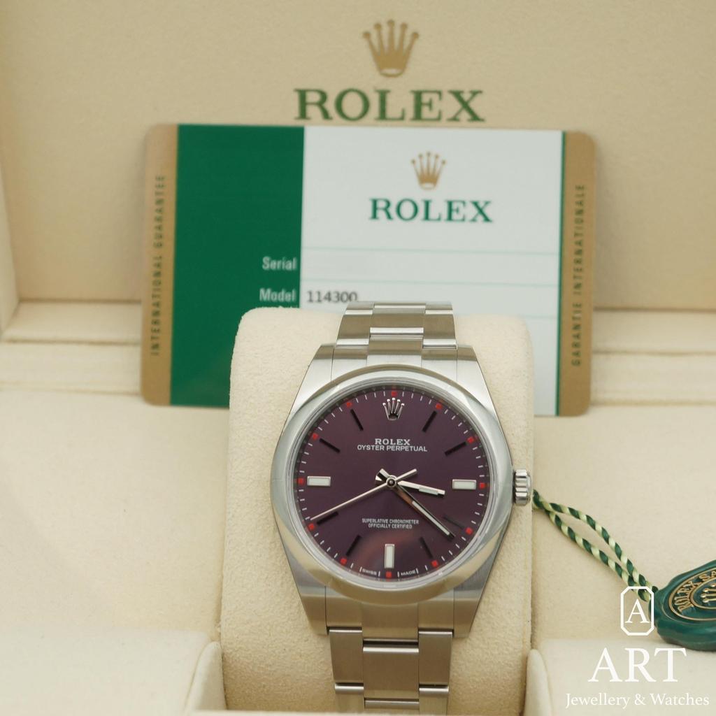 New Rolex Oyster Perpetual 39mm 114300