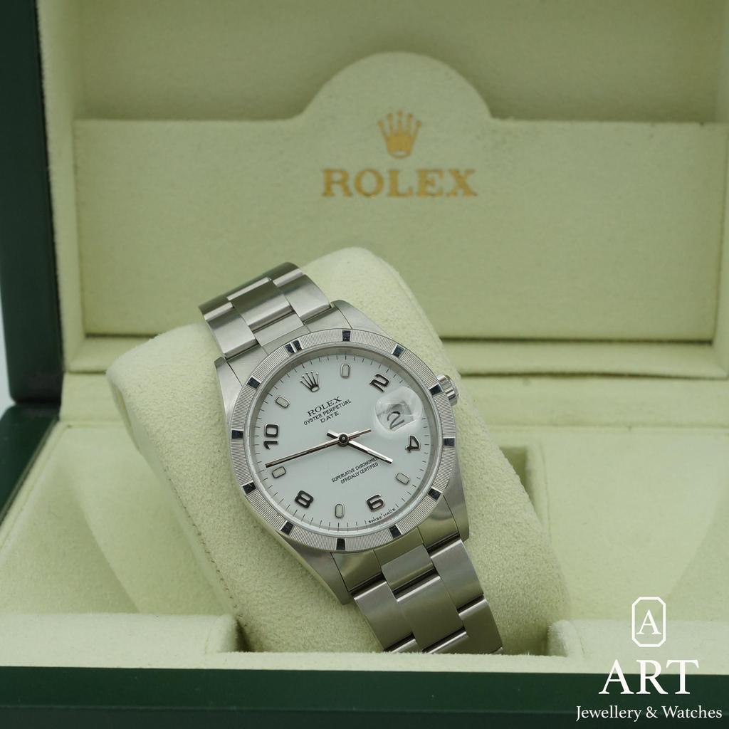 Pre-Owned Rolex Oytser Perpetual 34mm 15210