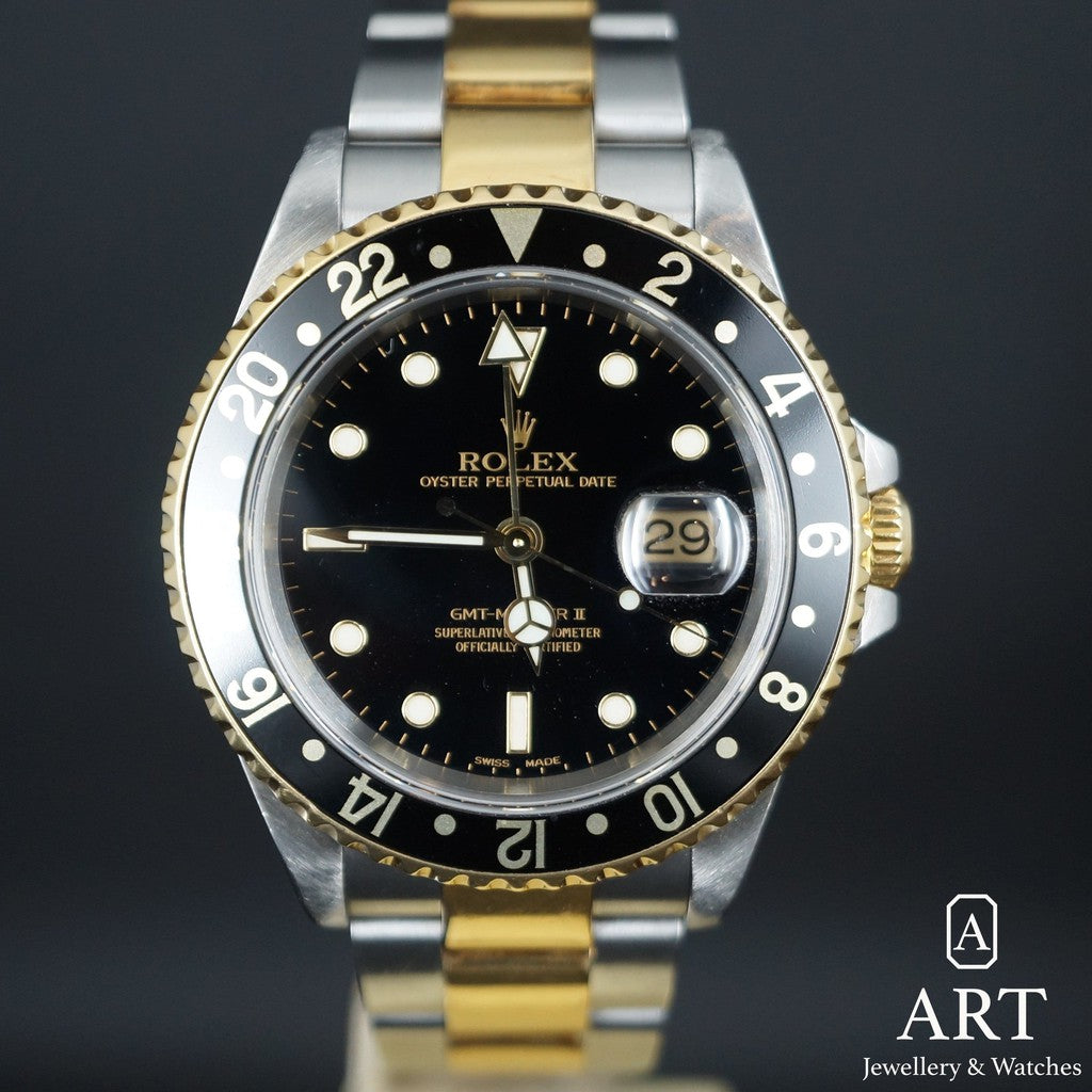 Pre-Owned Rolex GMT-Master II 40mm Vintage 16713LN