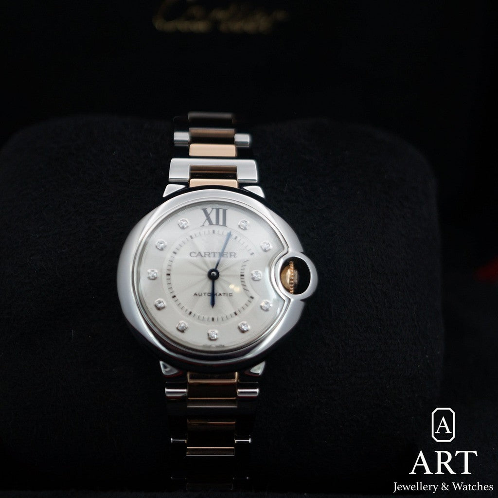 Cartier-Ballon Blue 33mm-Watch-Art Jewellery &amp; Watches