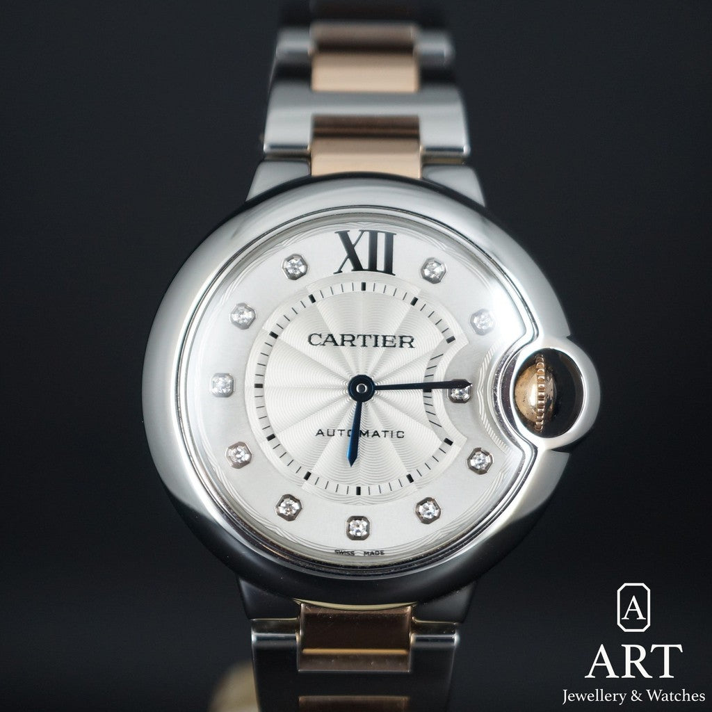 Cartier-Ballon Blue 33mm-Watch-Art Jewellery &amp; Watches