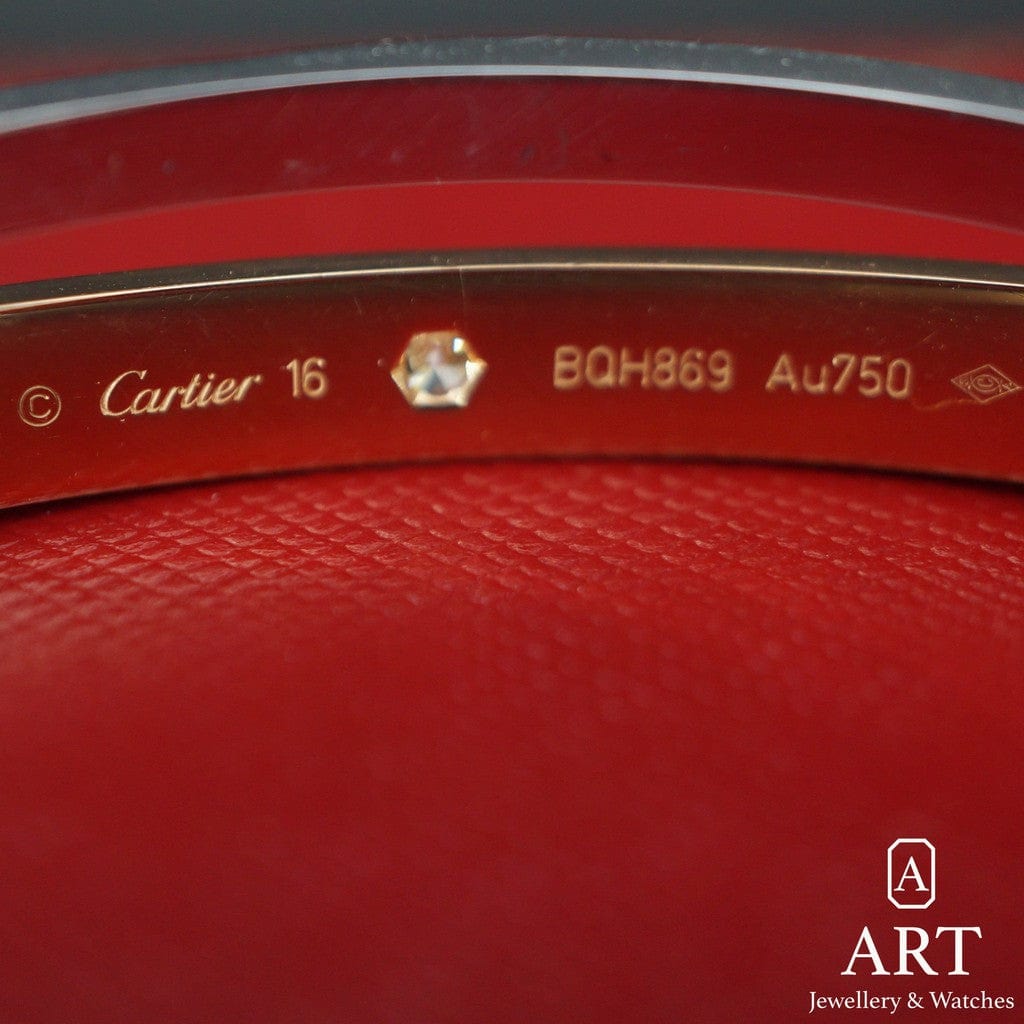 Pre-Owned Cartier Love Bracelet 12 Diamond N6039117