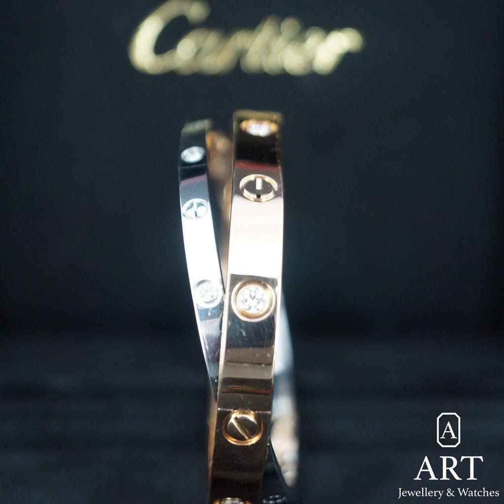 Pre-Owned Cartier Love Bracelet 12 Diamond N6039117