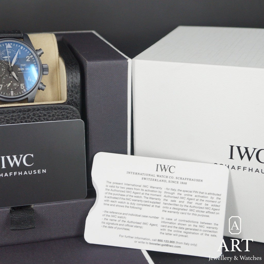 New IWC Pilot Choronograph Top Gun IW388106