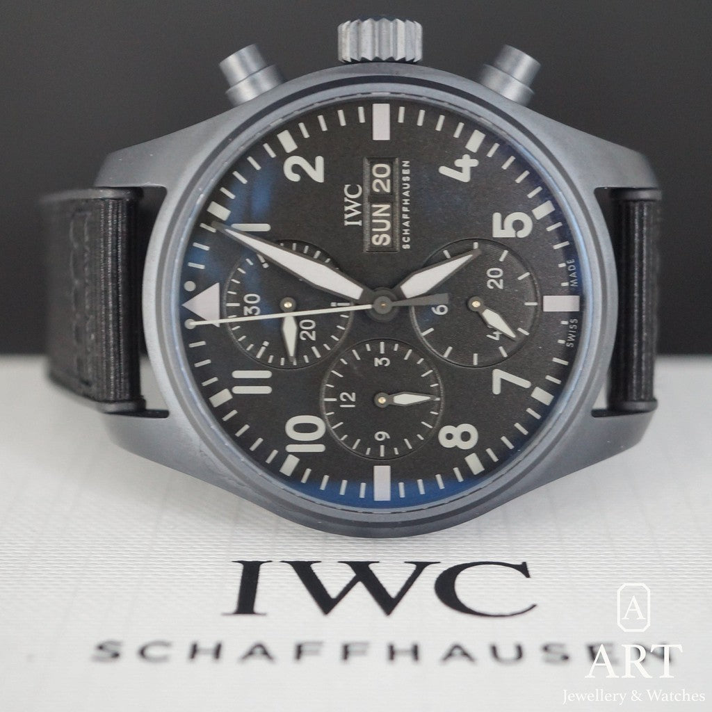 New IWC Pilot Choronograph Top Gun IW388106