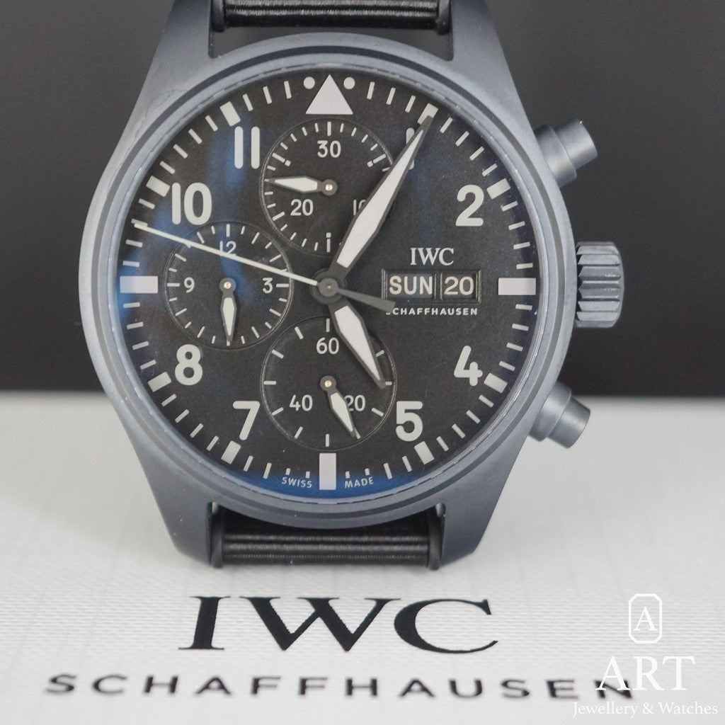 New IWC Pilot Choronograph Top Gun IW388106