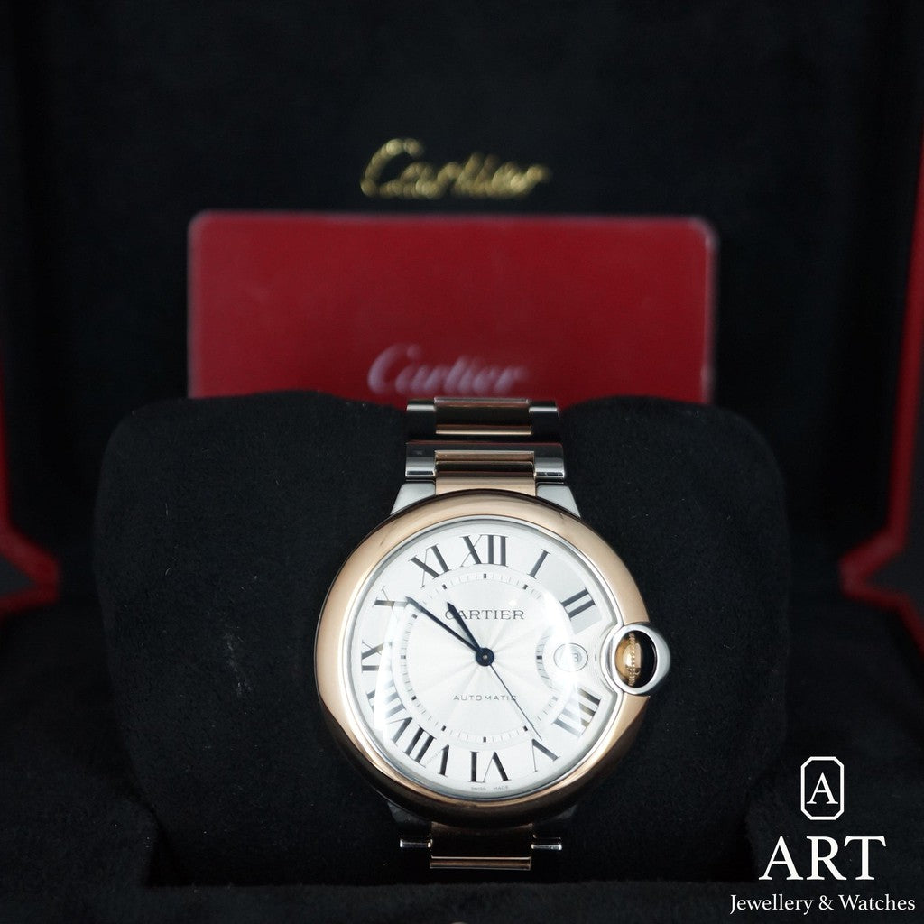 Pre-Owned Cartier Ballon Blue 42mm W2BB0004