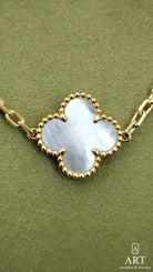 Pre-Owned Van Cleef & Arpels Vintage Alhambra Necklace VCARA42100