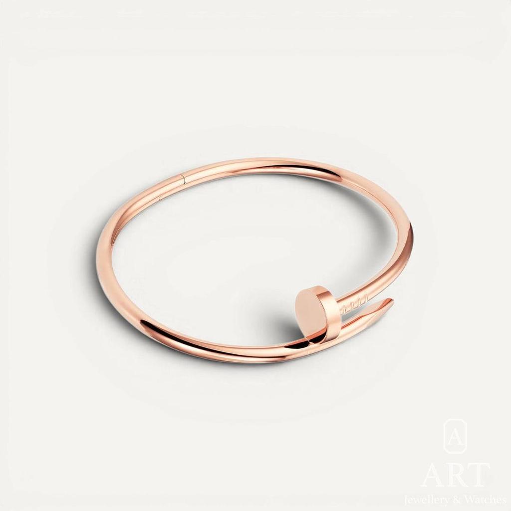 Pre-Owned Cartier Juste un Clou Bracelet 17 Rose B6048117