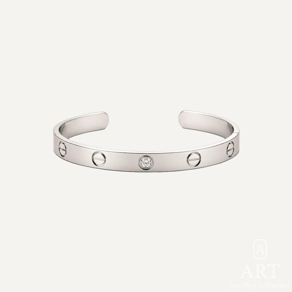 Pre-Owned Cartier Love Cuff Bracelet 17 B6029917