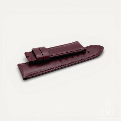 Burgundy Leather Strap