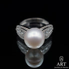 Pearl Diamond Ring 