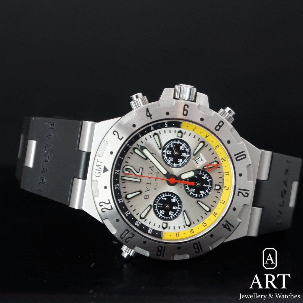 Pre-Owned Bulgari GMT Diagono 40mm GMT40SFB