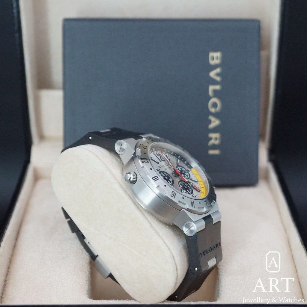 Pre-Owned Bulgari GMT Diagono 40mm GMT40SFB