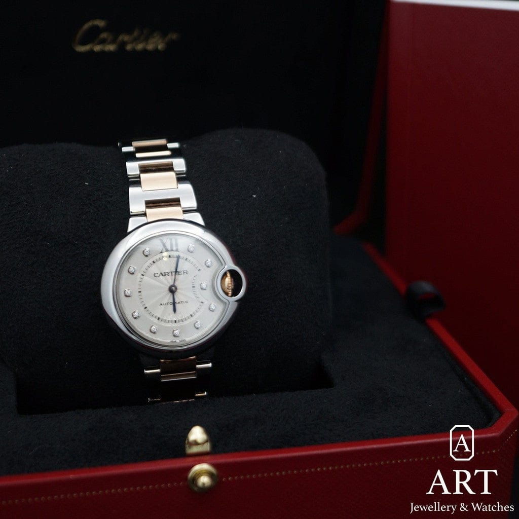 Pre-Owned Cartier Ballon Bleu 33mm W3BB0006