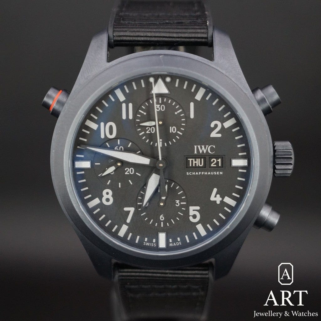 Pre-Owned IWC Pilot Double Chronograph 44mm IW371815