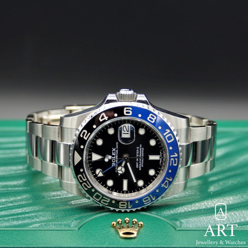 Pre-Owned Rolex GMT-Master II 40mm Batman 116710BLNR