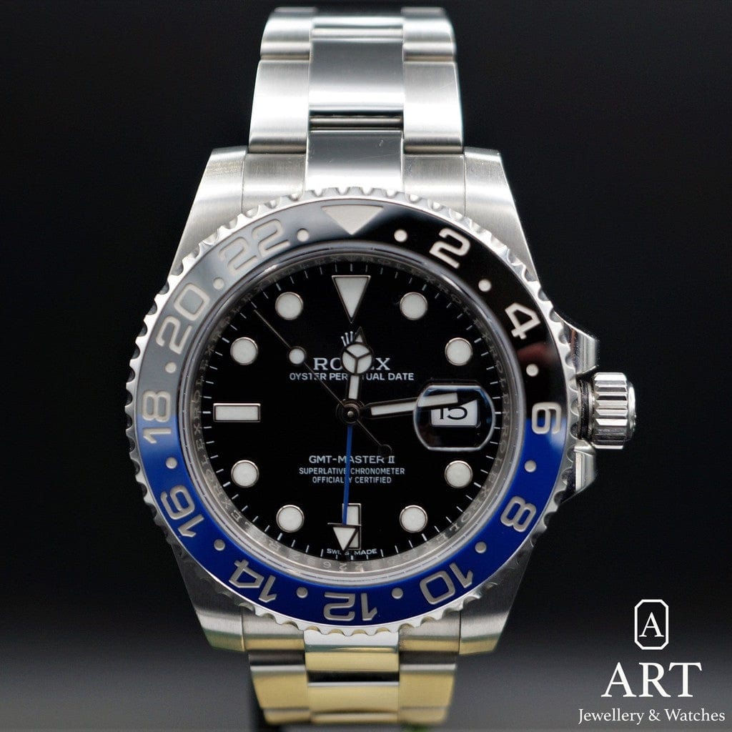 Pre-Owned Rolex GMT-Master II 40mm Batman 116710BLNR