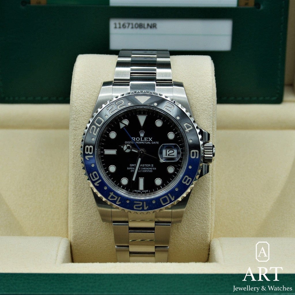 Pre-Owned Rolex GMT-Master II 40mm Batman 116710BLNR