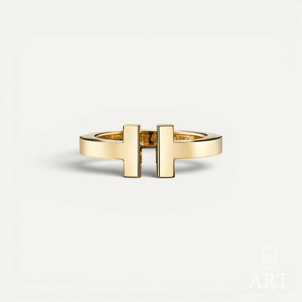 Pre-Owned Tiffany & Co. T Square Ring 55 Size 33279507
